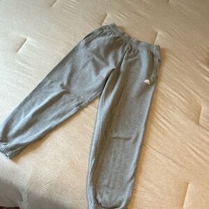 Adidas ribbed gray sweatpants. Size: small short